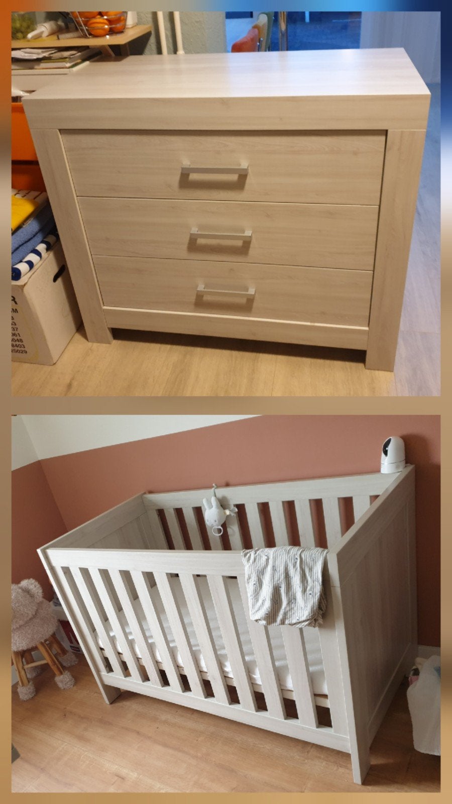 Complete babykamer Interbaby, Kinderen en Baby's, Kinderkamer | Complete kinderkamers, Ophalen, Gebruikt, Jongetje of Meisje