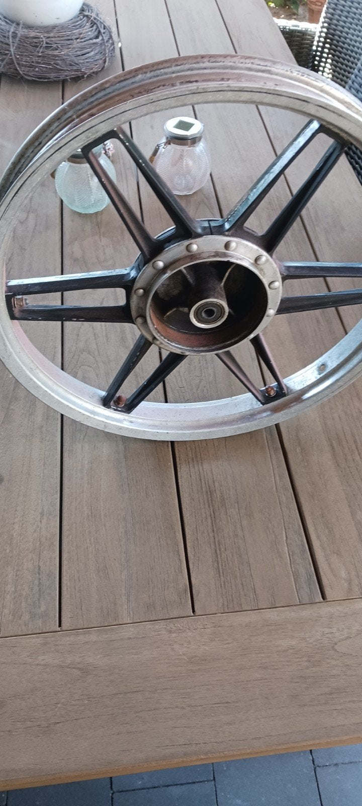 Gebruikt voorwiel weinmann 17 inch, Ophalen of Verzenden, Gebruikt, Overige typen