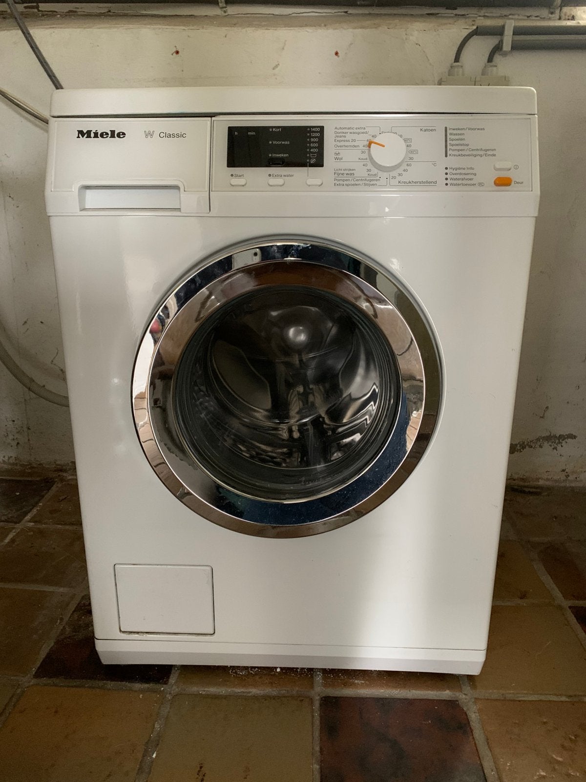 Miele Wasmachine, Ophalen, Gebruikt, 1200 tot 1600 toeren, Voorlader