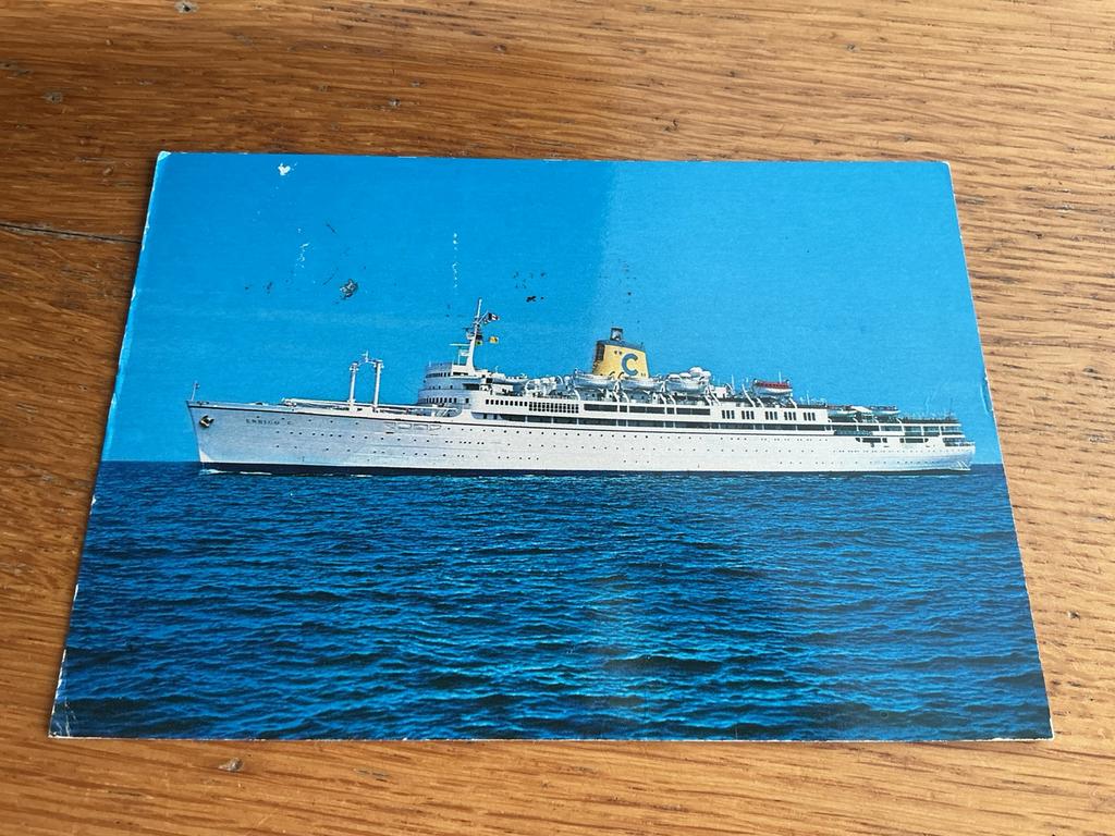 S581 ENRICO C, Verzamelen, Scheepvaart, Ophalen of Verzenden, Zo goed als nieuw
