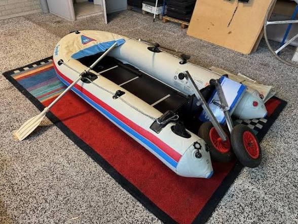 Sevylor T68 rubberboot, Ophalen, Zo goed als nieuw