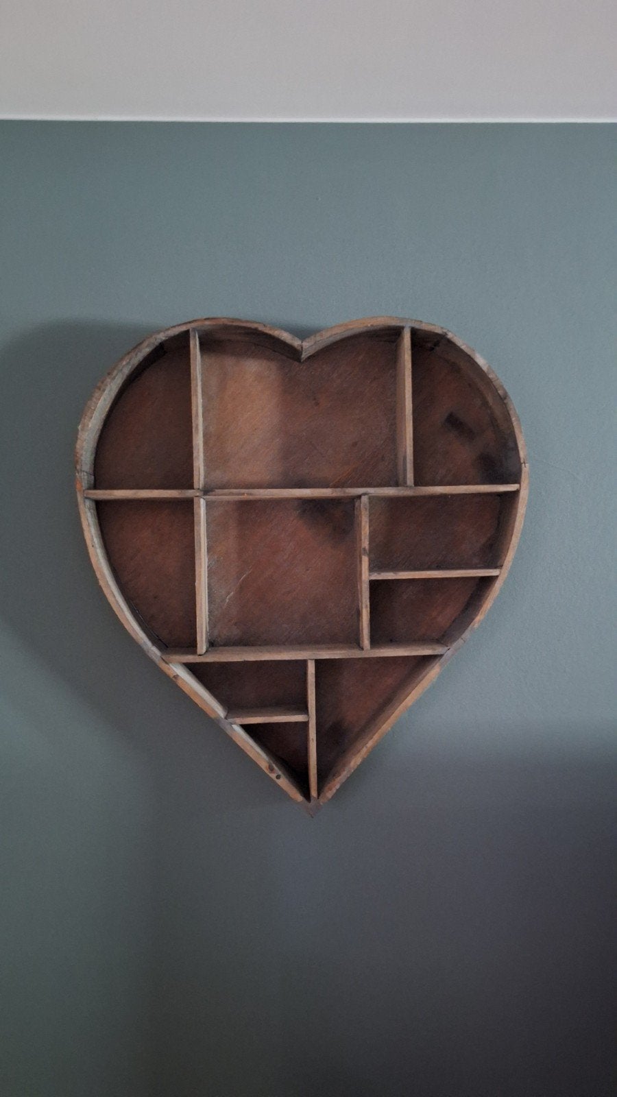 Gratis hartvormige letterkast, Ophalen, Gebruikt, Hout, Decoratieobject