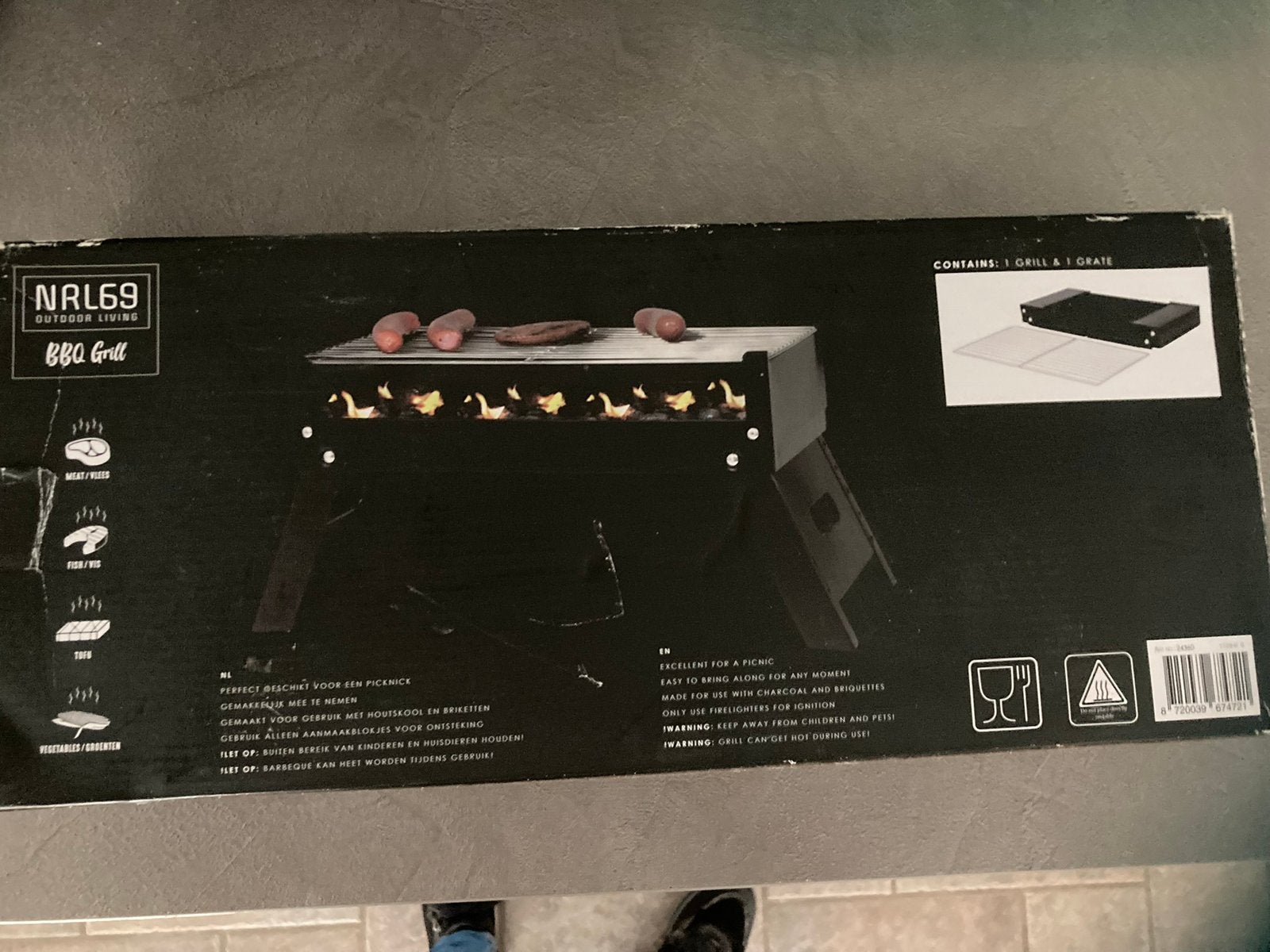 Norlander tafel BBQ nieuw in doos, Ophalen of Verzenden, Nieuw