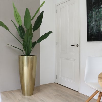 Loods 5 Vase The World Plantenpot Kentucky L Gold, Ophalen, Gebruikt, 40 cm of meer, Rond