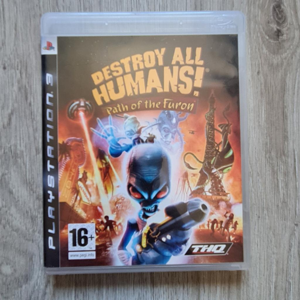 Destroy all humans: path of the Furon PS3, Spelcomputers en Games, 1 speler, Ophalen of Verzenden, Zo goed als nieuw, Vanaf 18 jaar
