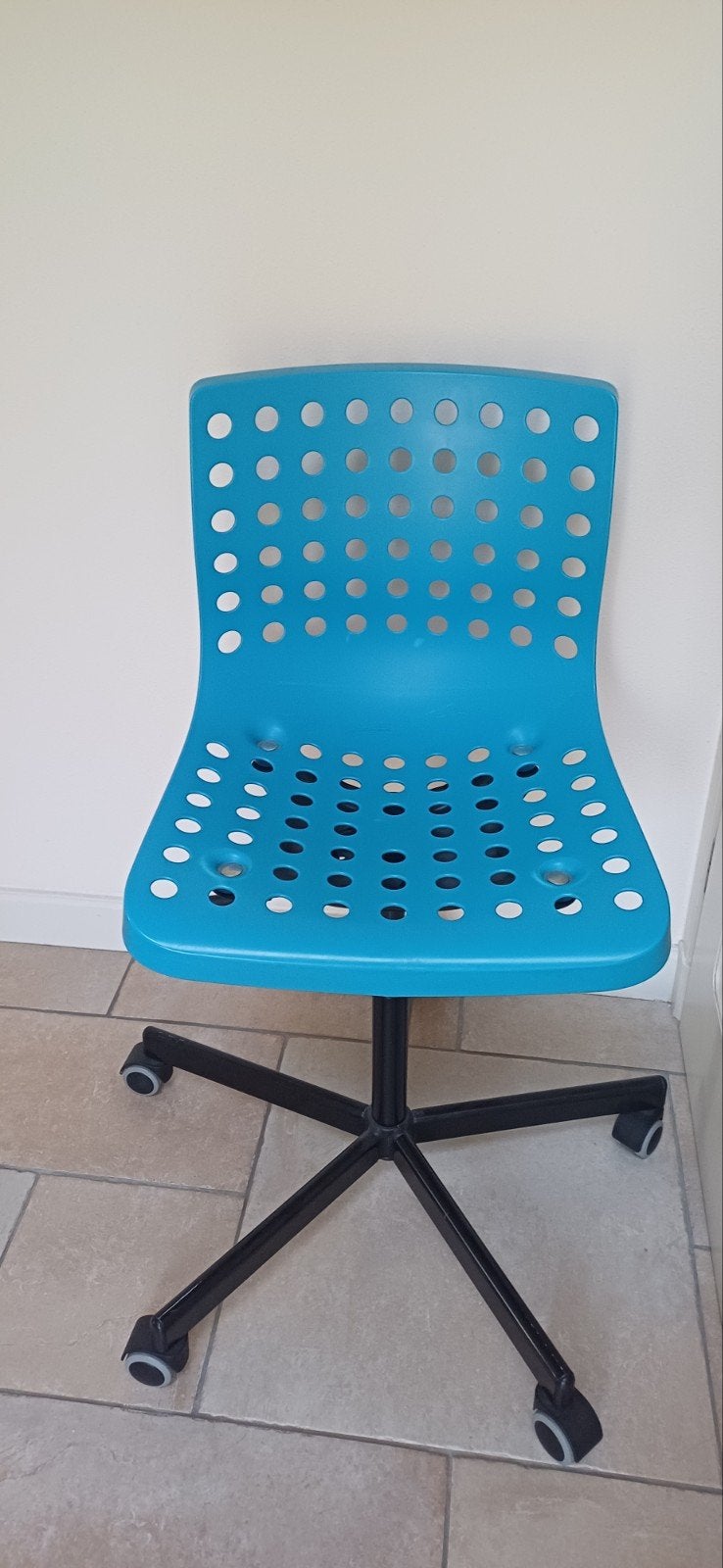 Bureaustoel te koop, Huis en Inrichting, Ophalen, Blauw, Bureaustoel