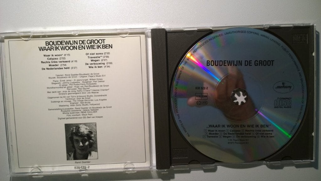 Boudewijn de Groot - Waar Ik Woon En Wie Ik Ben, Ophalen of Verzenden, Zo goed als nieuw, Pop