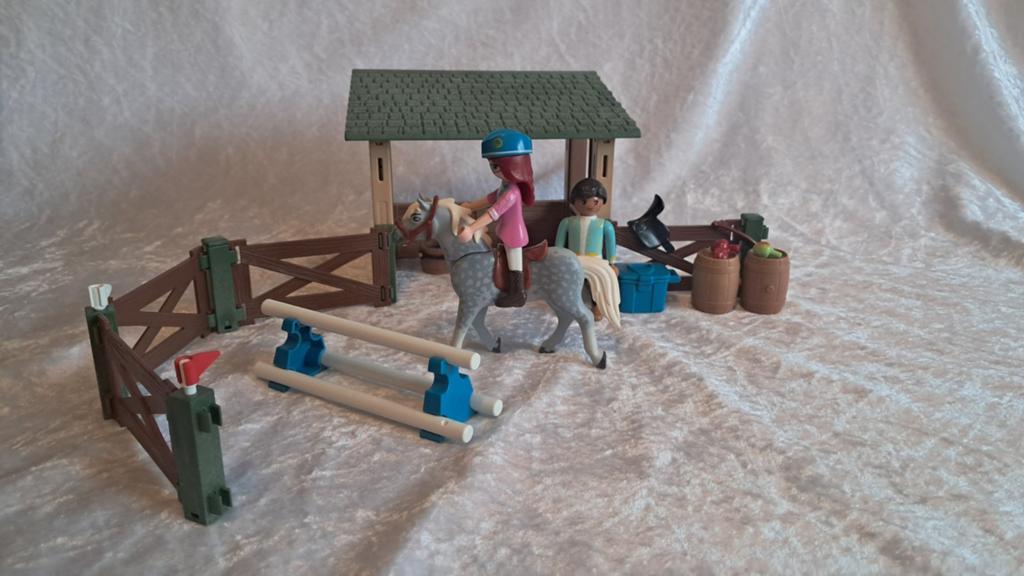 zgan. Paardenstal Spirit Riding Free, Playmobil 70119 Javier, Ophalen of Verzenden, Zo goed als nieuw, Los playmobil