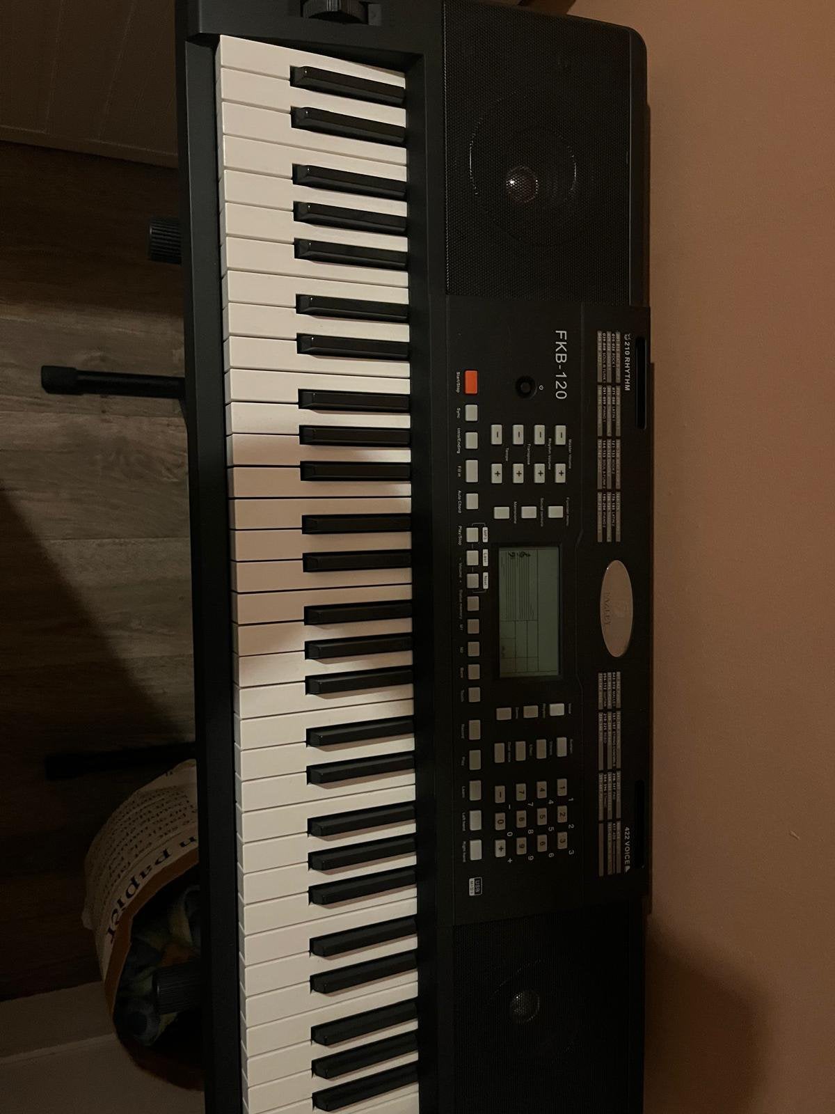 Fazley keyboard FKB-120 starter pack incl statief, Muziek en Instrumenten, 61 toetsen, Zo goed als nieuw, Met standaard, Ophalen