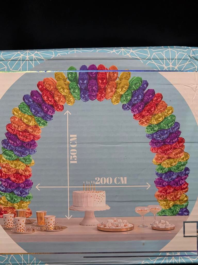 Ballonnenboog Set 42 Ballonnen met Standaard, Hobby en Vrije tijd, Feestartikelen, Versiering, ., Ophalen of Verzenden, Zo goed als nieuw