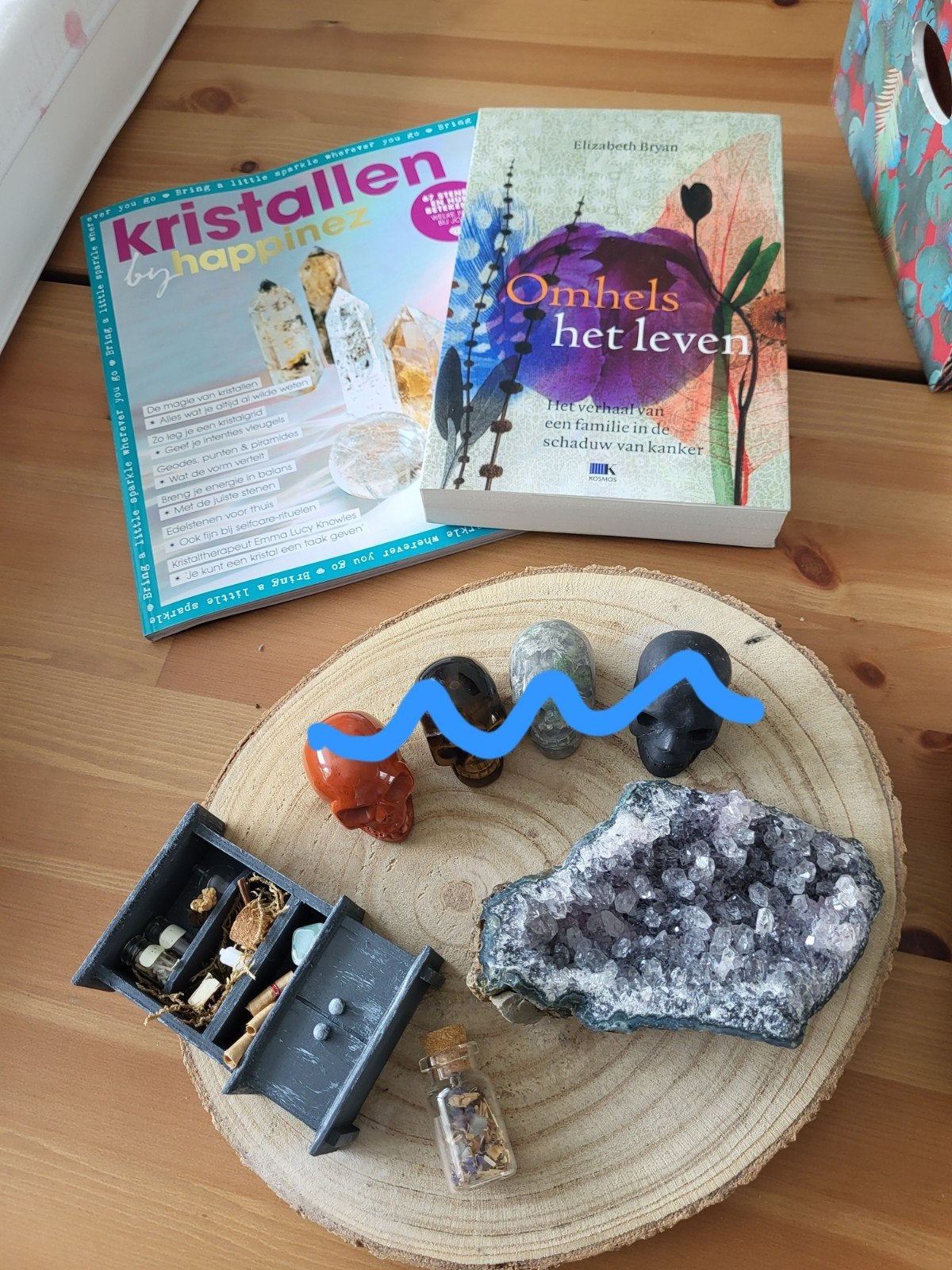 Diverse heksen altaar esoterie spirituele artikelen, Ophalen of Verzenden, Zo goed als nieuw