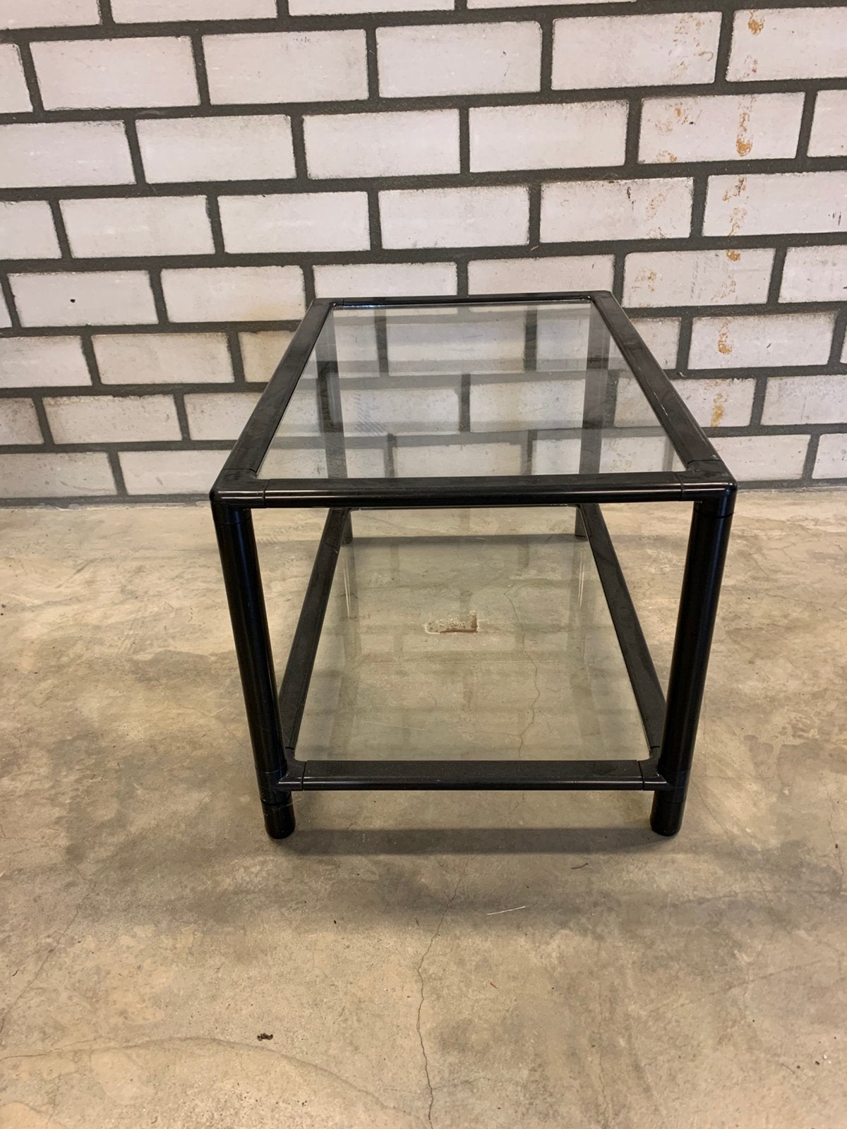 Bijzettafel, Ophalen, Gebruikt, Rechthoekig, Glas