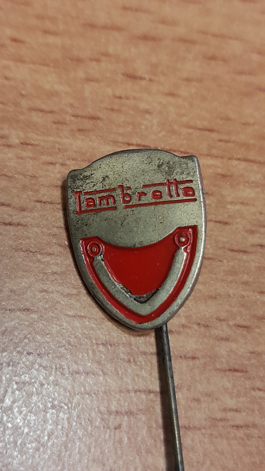Vintage Lambretta Speldje / Pin - Scooter Verzamelaar, Verzenden, Gebruikt