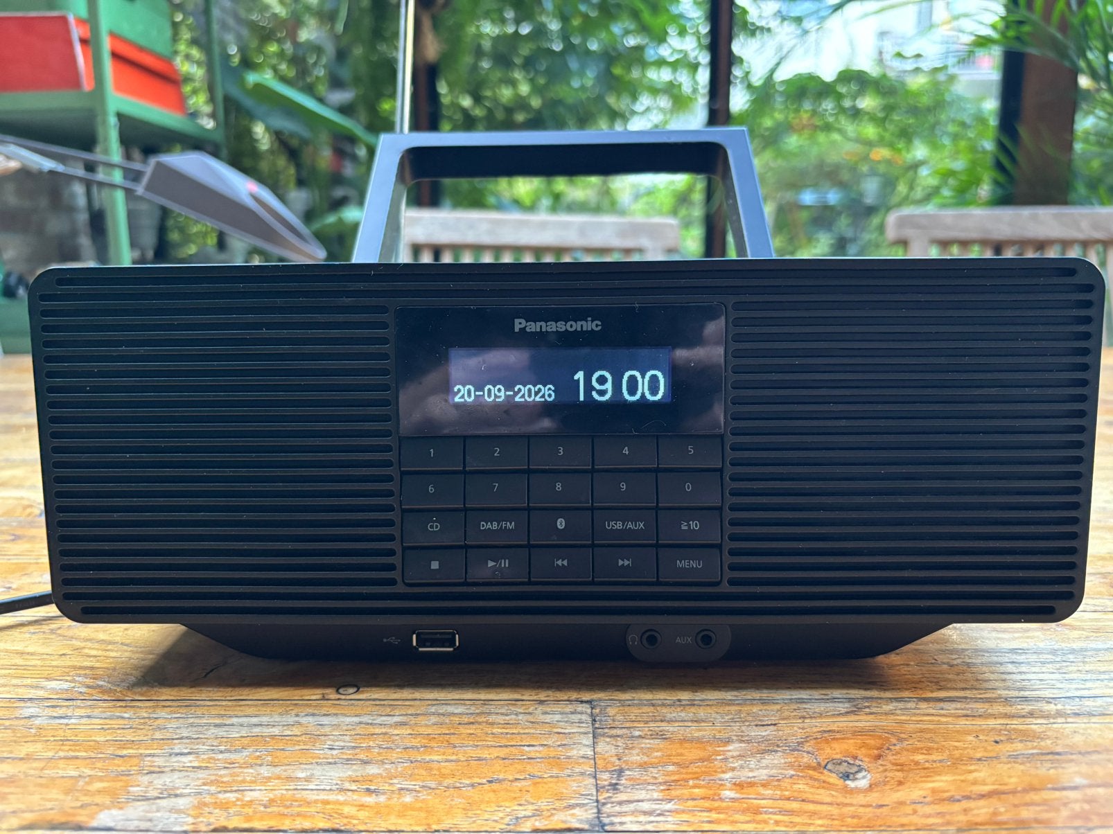 Panasonic RX-D70BT portable Bluetooth, FM, DAB, CD en USB, Ophalen of Verzenden, Zo goed als nieuw