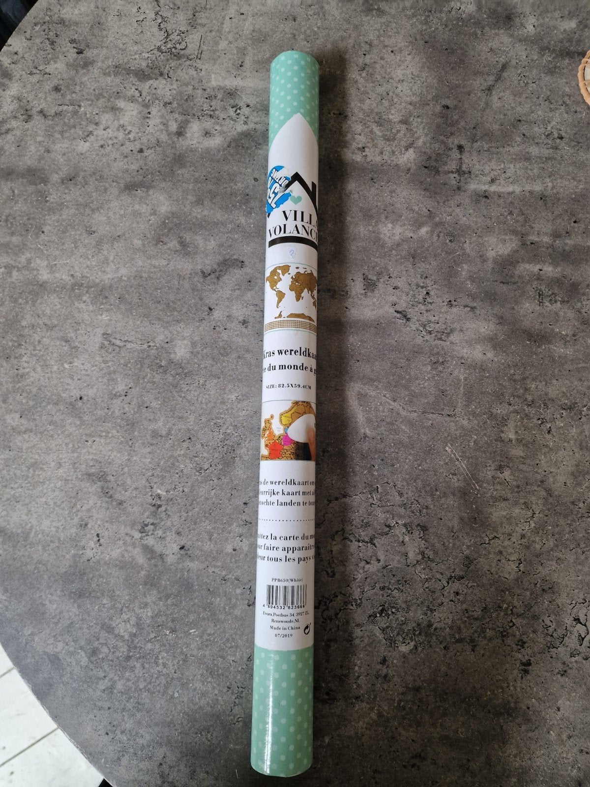 Kras Wereldkaart - 82.5x59.4 cm - Nieuw in koker, Ophalen, Nieuw, 2000 tot heden, Landkaart