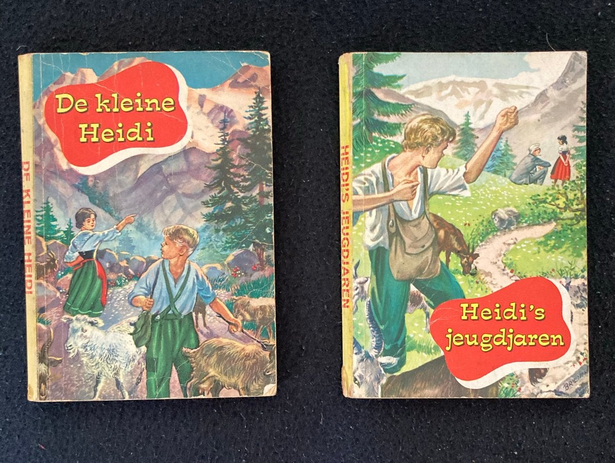 Set van 2 Heidi boeken: De kleine Heidi & Heidi's jeugdjaren, Ophalen of Verzenden, Gelezen, Fictie algemeen