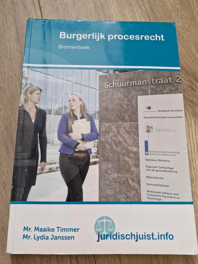 Burgerlijk procesrecht Bronnenboek - Mr. Maaike Timmer, Mr. Maaike Timmer, Mr. Lydia Janssen, Zo goed als nieuw, Gamma, HBO