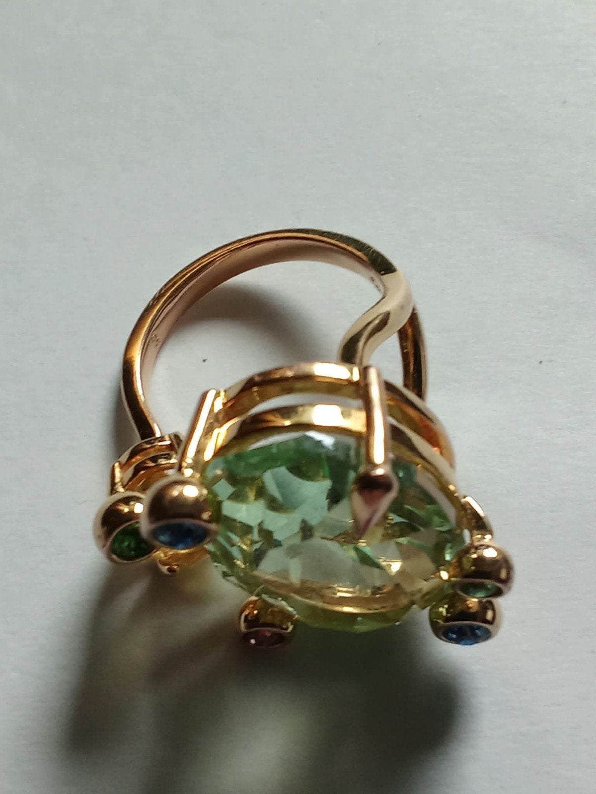 Prachtige Swarovski Gema ring, maat 16/17 mm, Ophalen of Verzenden
