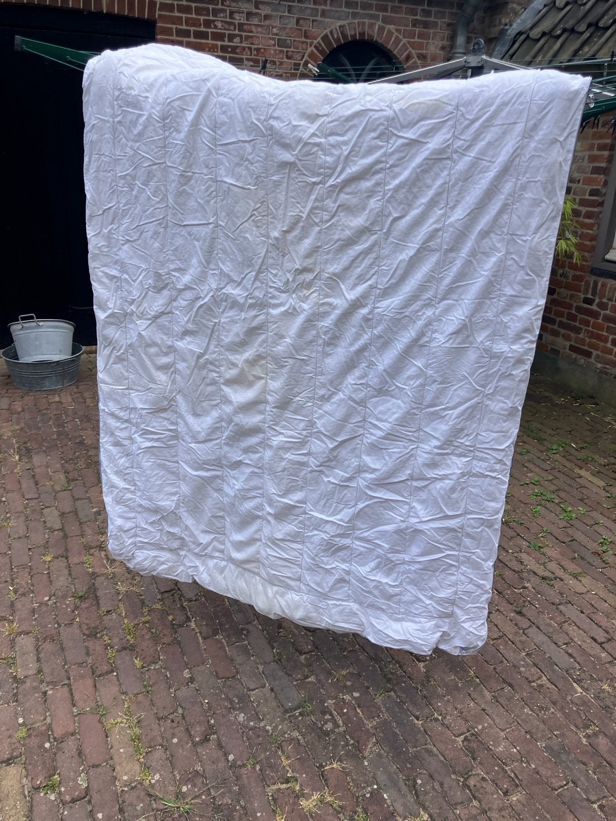 2 Eenpersoons Synthetische Dekbedden 140x200cm, Gebruikt, Eenpersoons, Ophalen of Verzenden, Deken of Dekbed