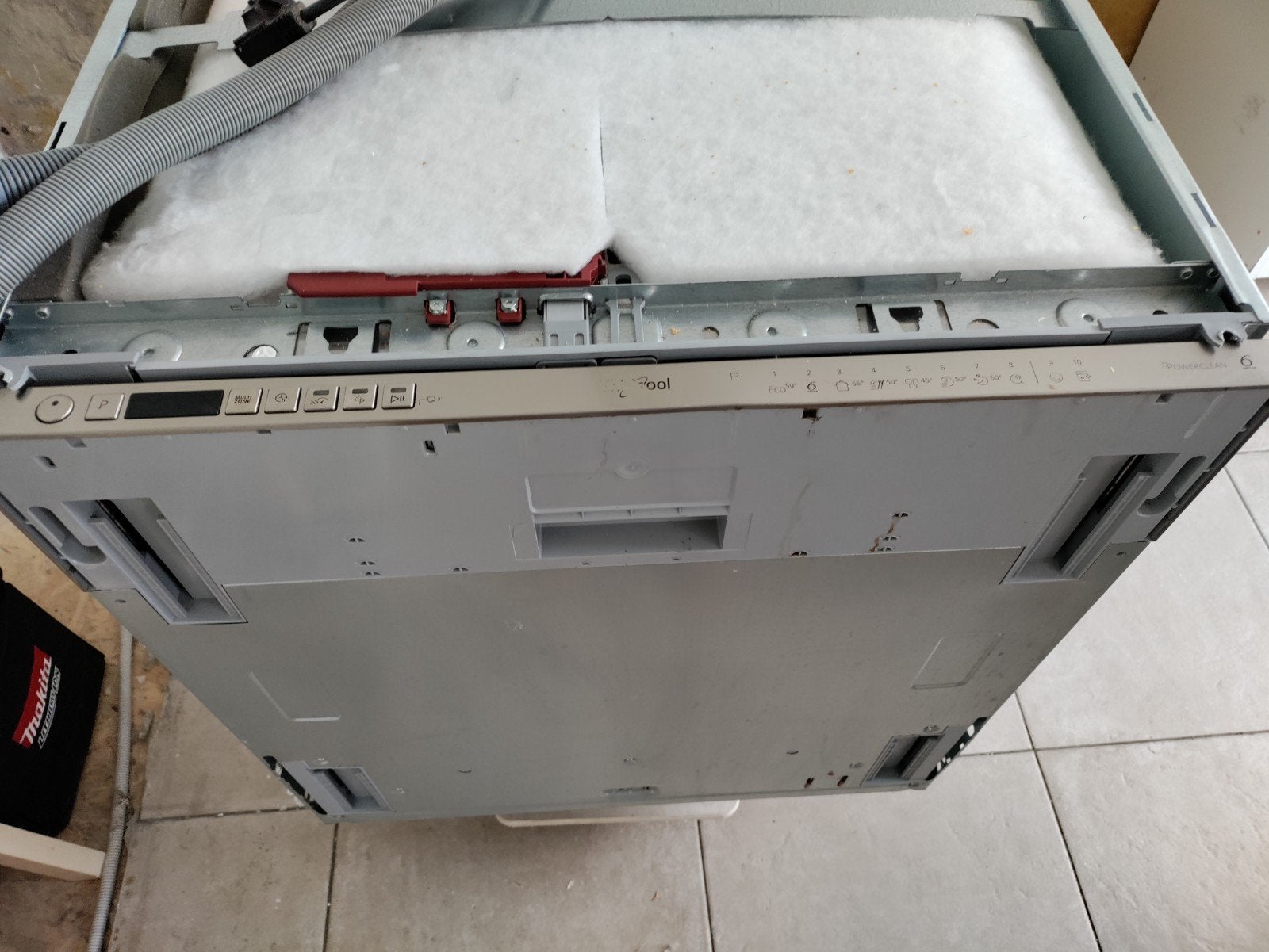 inbouw met front deur Ikea vaatwasser whirlpool 60/82, Ophalen, Inbouw, Minder dan 85 cm