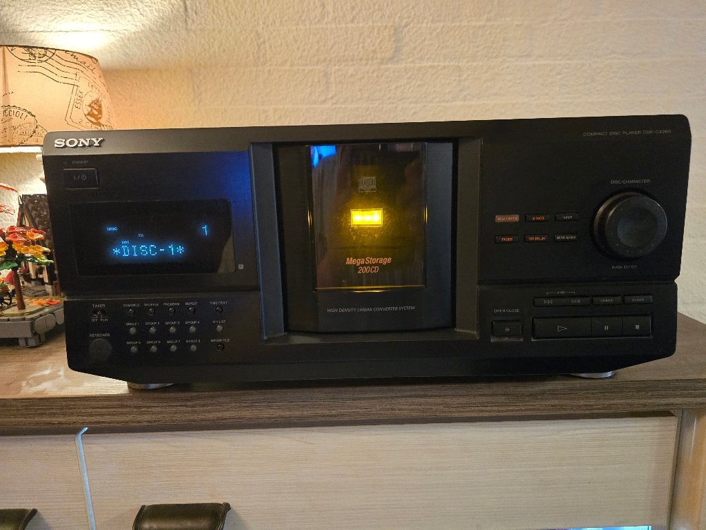 Sony CDP-CX235 200 cd wisselaar/speler/jukebox., Ophalen, Gebruikt, Sony, Wisselaar