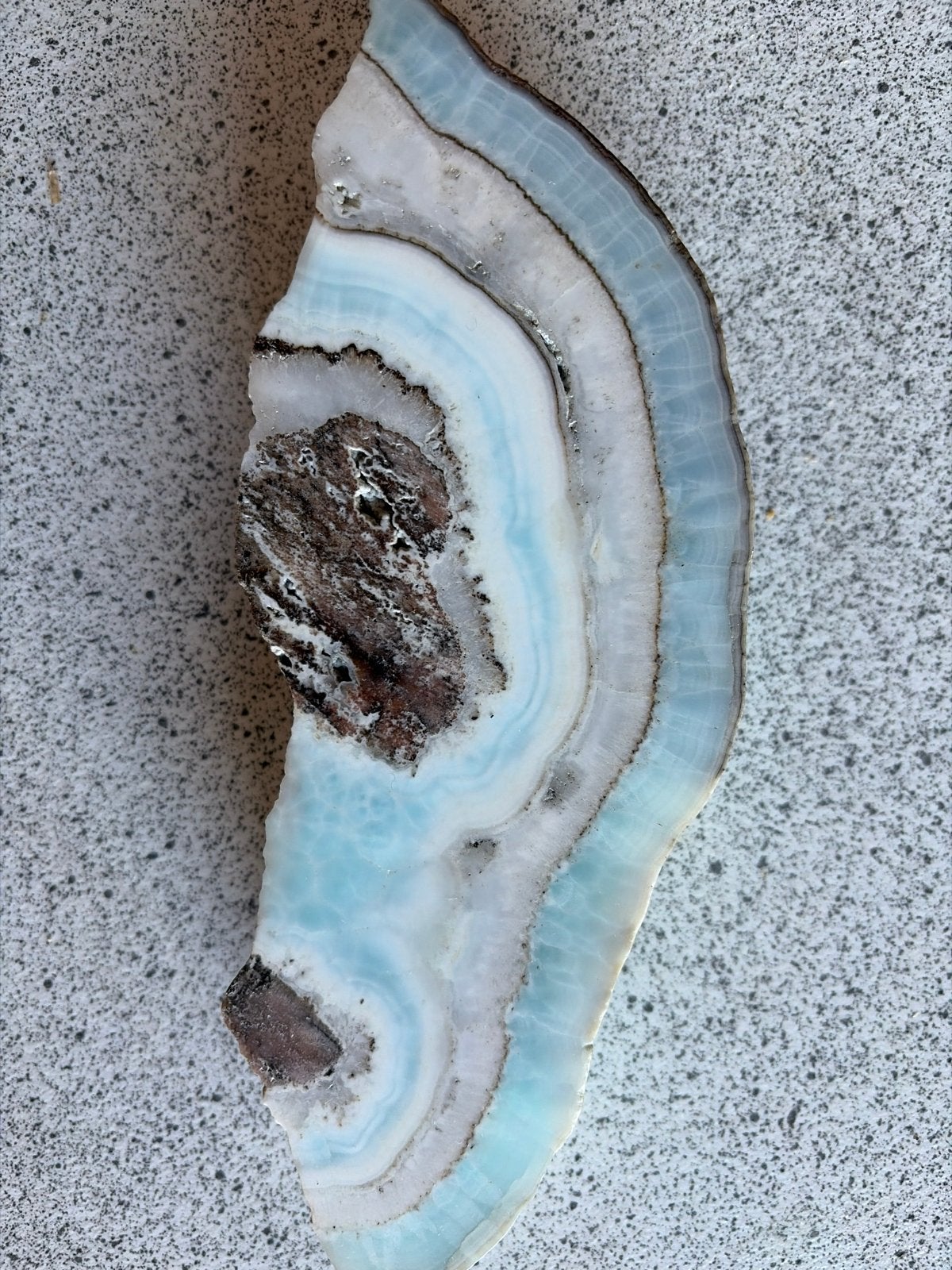 Prachtige blauwe aragoniet mineraal, Ophalen of Verzenden, Mineraal