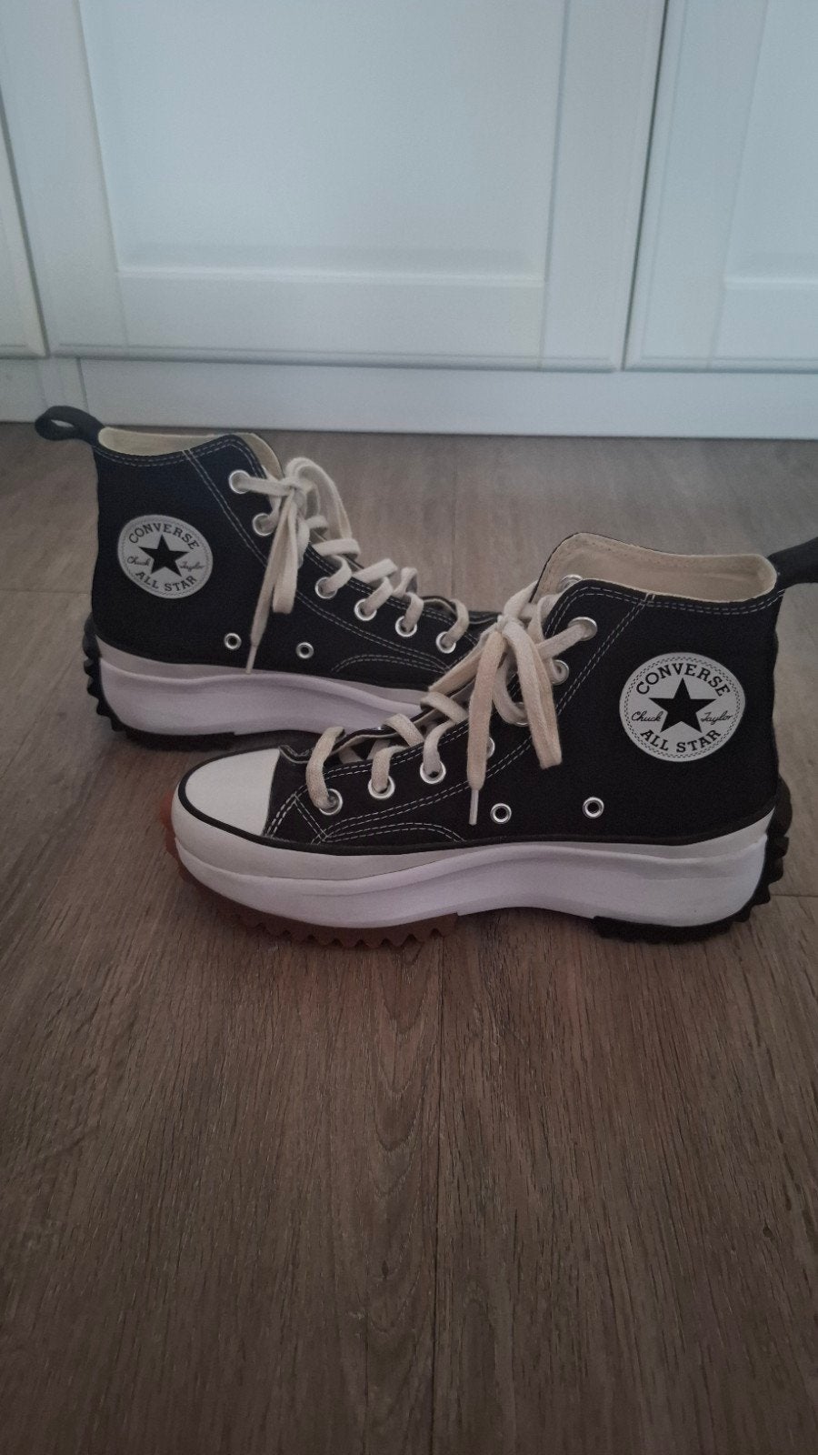 Converse Chuck Tailor All Star lift platform zwarte sneaker, Zwart, Ophalen of Verzenden, Converse All Stars, Sneakers of Gympen
