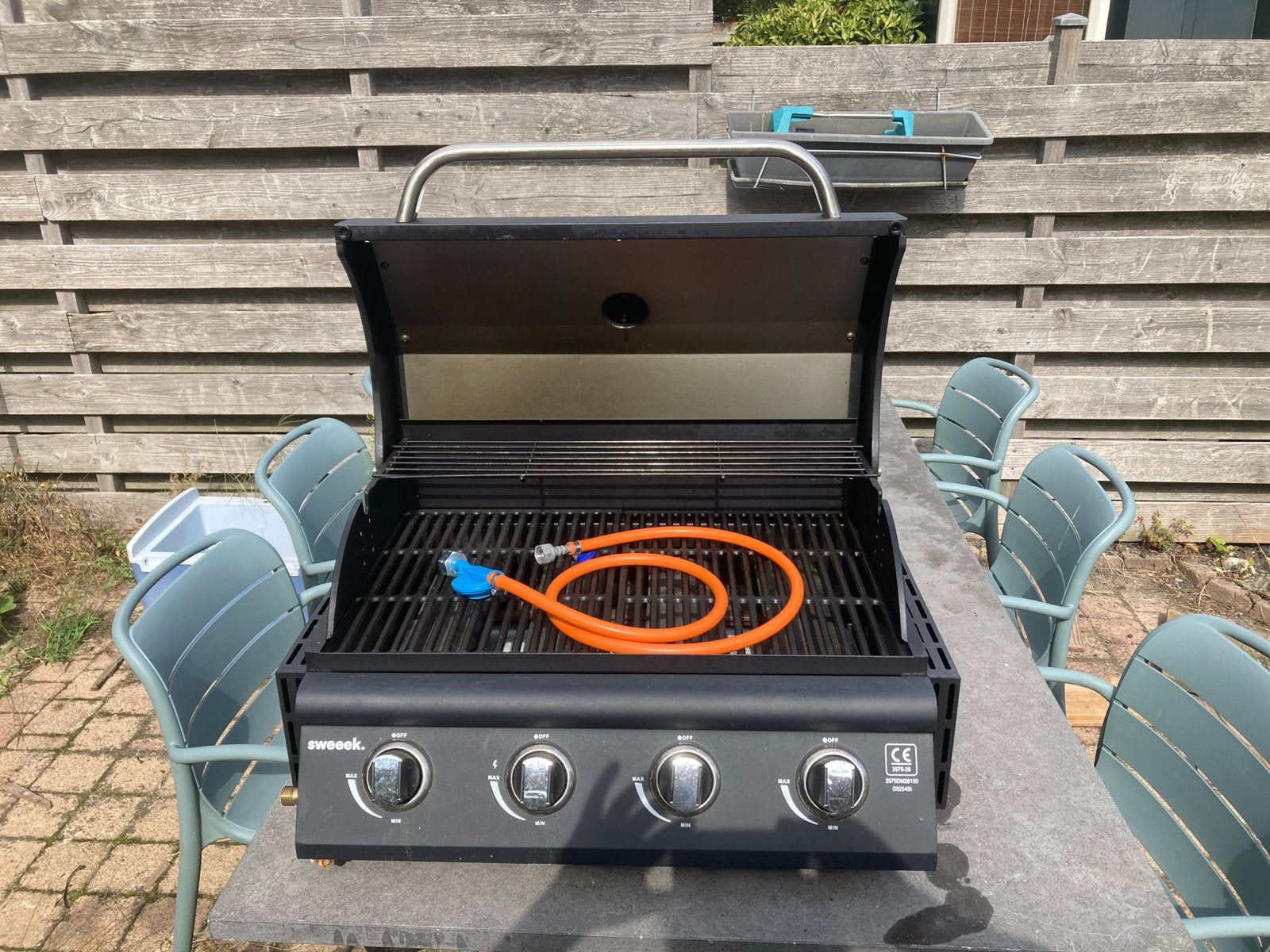 Sweeek BBQ gasbarbecue - Nieuw, 1 keer gebruikt, Tuin en Terras, Ophalen, Zo goed als nieuw