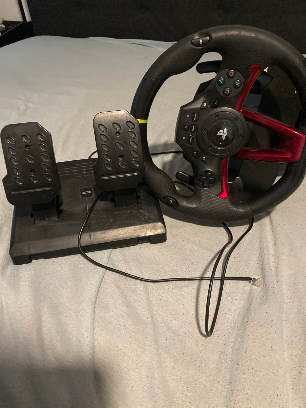 Race stuur met pedalen voor PC en PlayStation, Gebruikt, Ophalen of Verzenden, Stuur of Pedalen, PlayStation 4