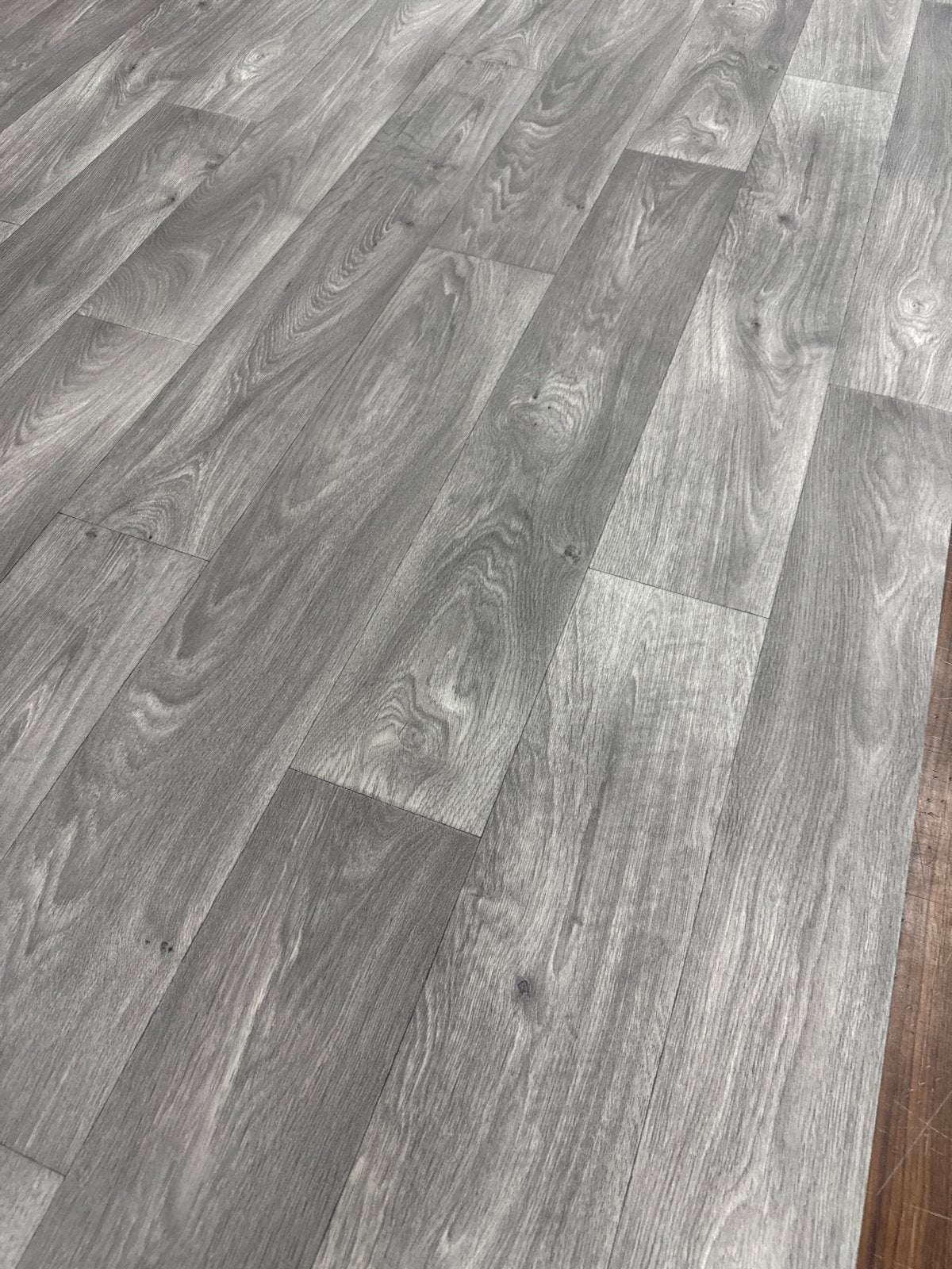‼️Coupon grijs vinyl op rol - 3.90x3m antislip op=op actie‼️, Ophalen, Nieuw, Grijs, Vinyl