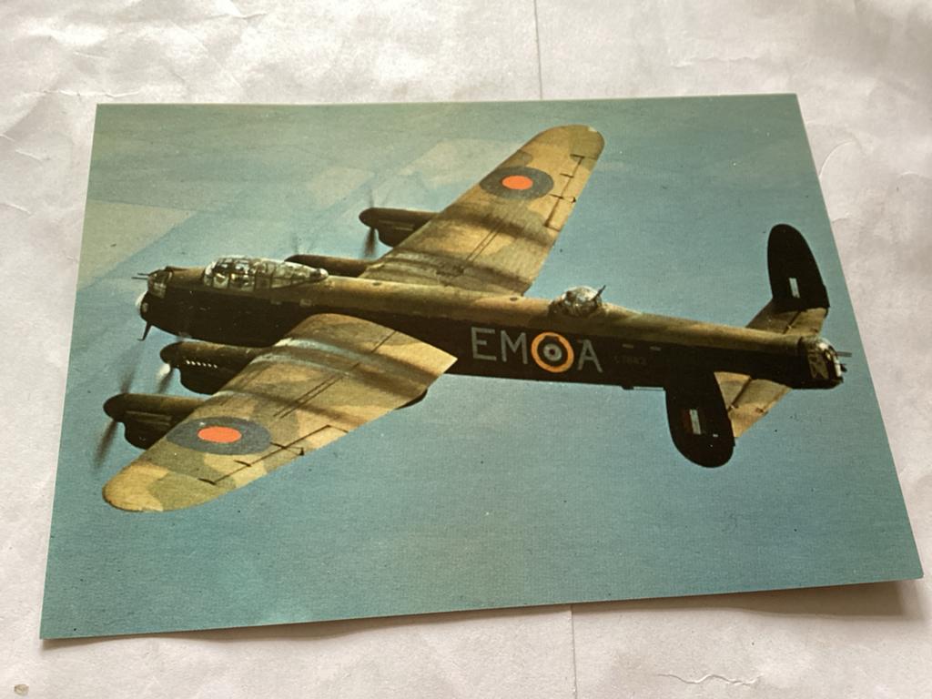 Vintage Ansichtkaart Avro Lancaster 1 - RAF Museum, Ophalen of Verzenden