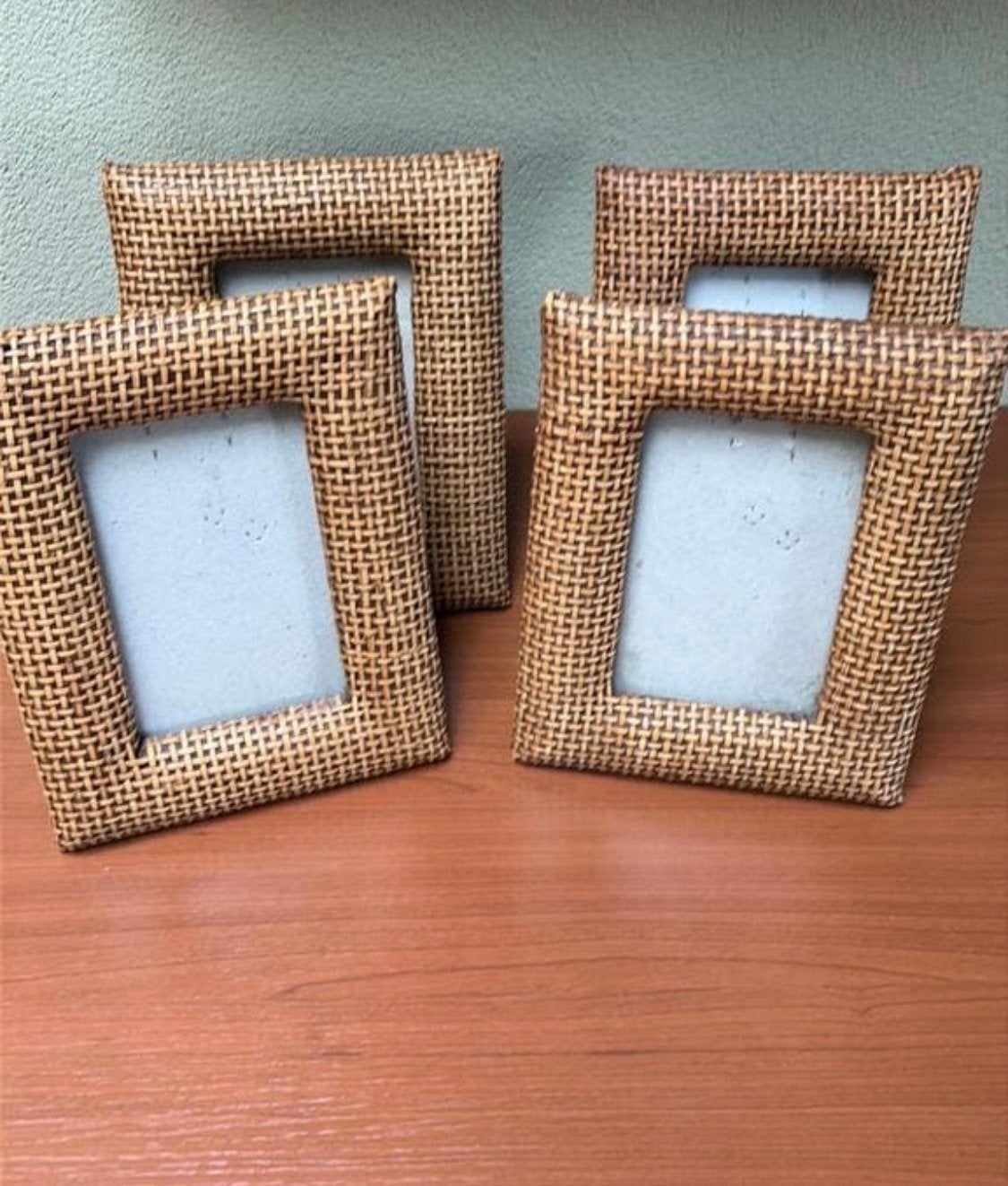 Set van 4 Riviera Maison San Buto fotolijsten 10x15, Gebruikt, Ophalen of Verzenden, Fotolijst, Met glas