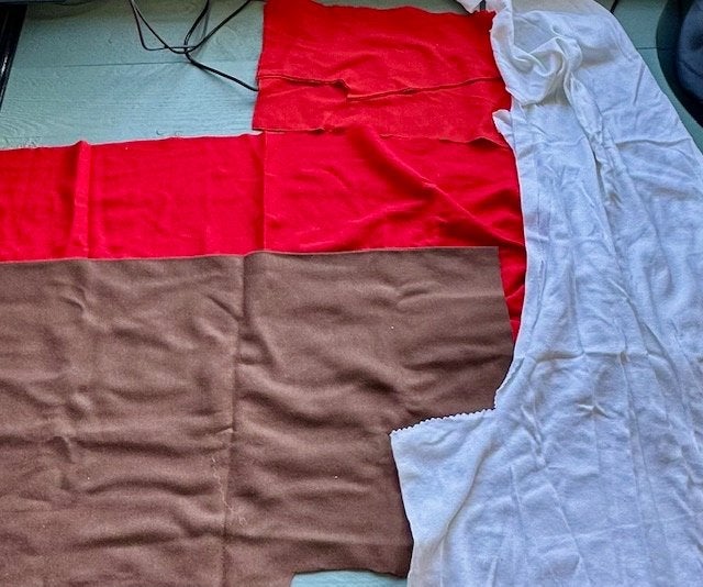 Diverse stoffen en lint, Hobby en Vrije tijd, Stoffen en Lappen, Overige materialen, Overige kleuren, Nieuw, Ophalen of Verzenden