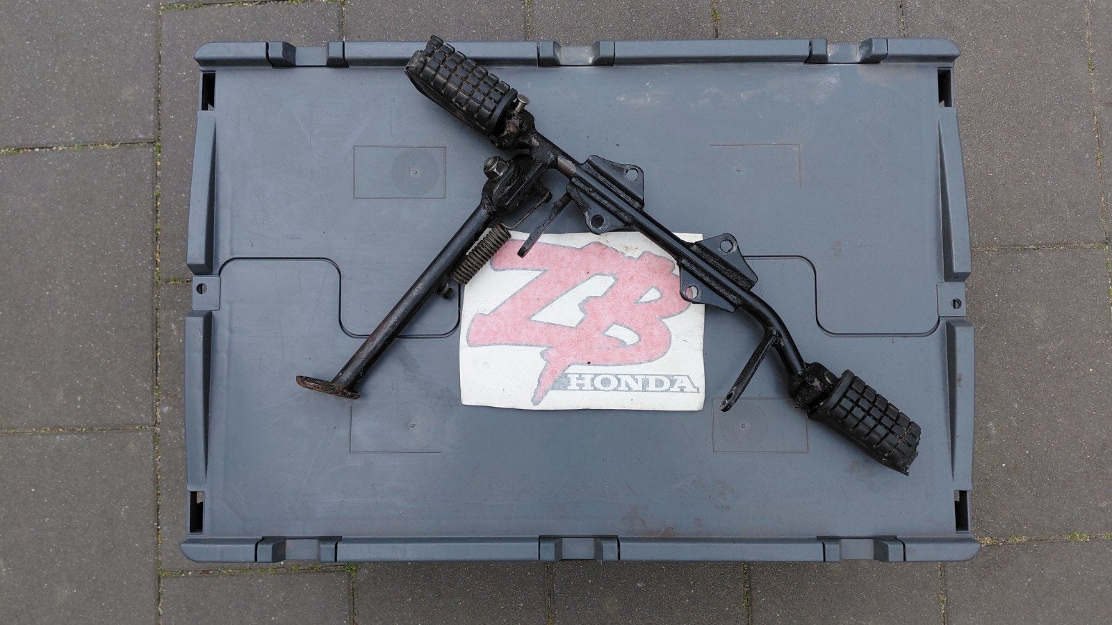Honda ZB50 bijna complete originele steppenbalk, Ophalen of Verzenden, Gebruikt, Frame, Overige merken