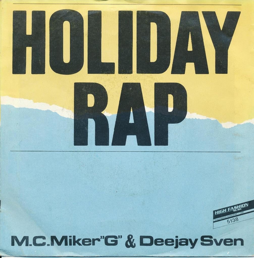 2298 M.C. Miker "G" - Holiday rap (1986), Gebruikt, 7 inch, Single, Ophalen of Verzenden
