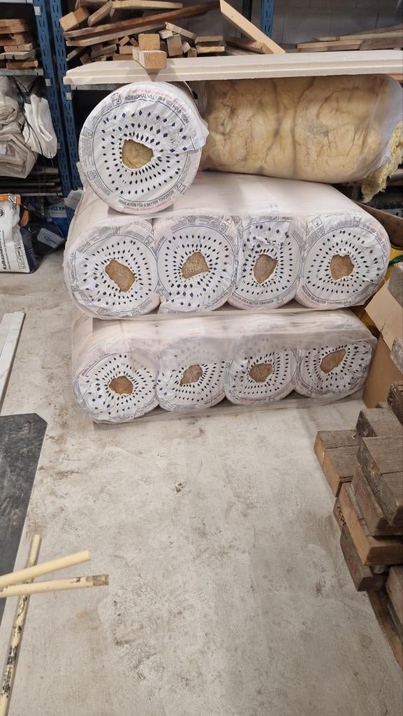 58.5m2 Glaswol isolatie 8cm RD 2.05 - Nieuw in verpakking, 12 cm of meer, Nieuw, Ophalen of Verzenden, 15 m² of meer