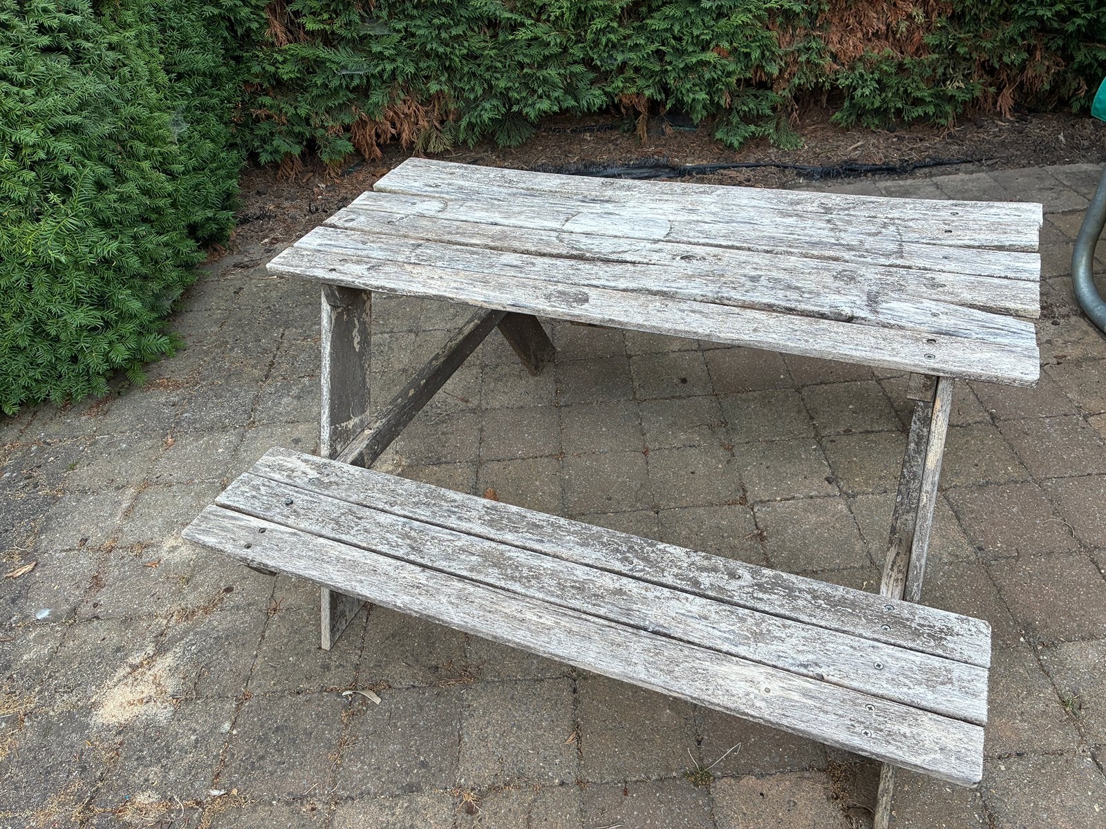 Picknicktafel voor kinderen, Tuin en Terras, Gebruikt, Rechthoekig, Hout, Ophalen