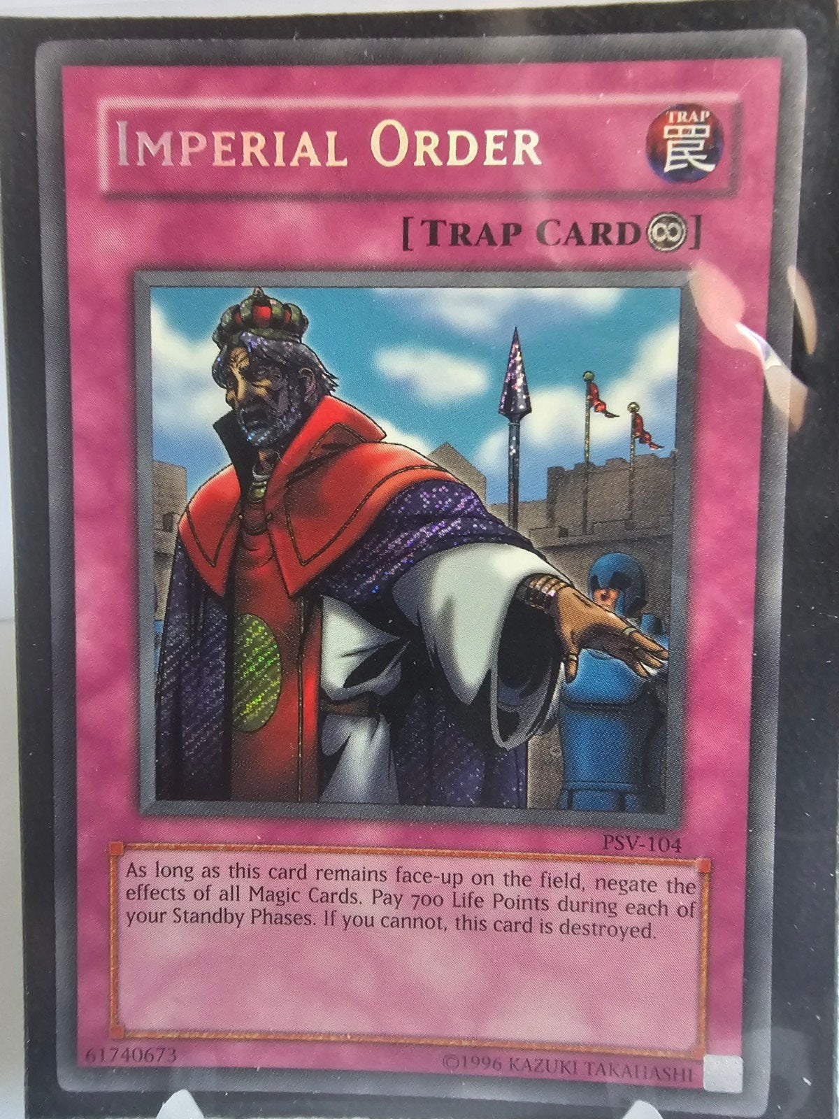 Yu-Gi-Oh! Imperial Order PSV-104 Trap Card - Goede Staat, Verzenden, Zo goed als nieuw, Losse kaart, Foil