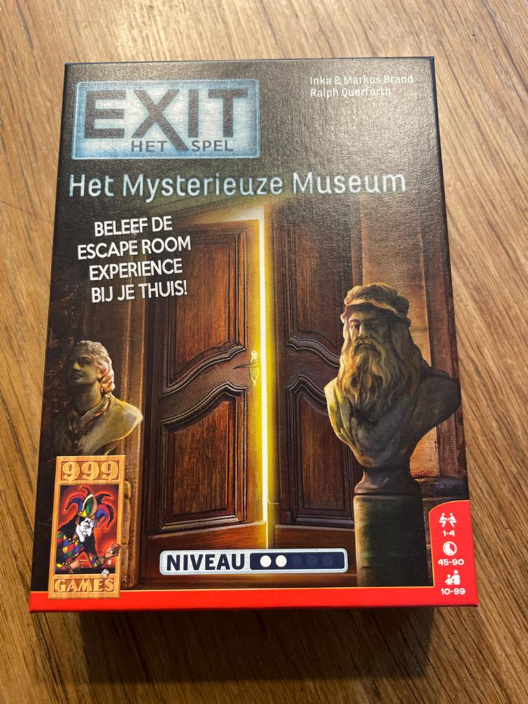 EXIT Het Mysterieuze Museum - Escape Room Spel, Een of twee spelers, Ophalen of Verzenden, Gebruikt