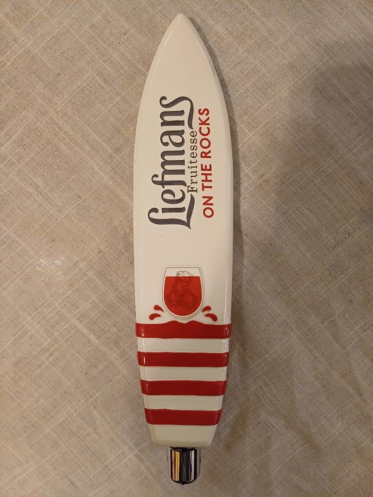Liefmans Fruitesse On The Rocks Taphandle Surfboard, Verzamelen, Biermerken, Ophalen, Nieuw