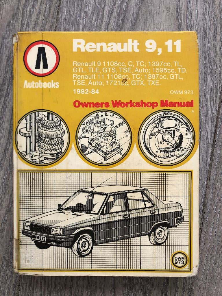 Autobooks Renault 9 / 11 R9 & R11 1982-1984, Auto diversen, Handleidingen en Instructieboekjes, Ophalen of Verzenden
