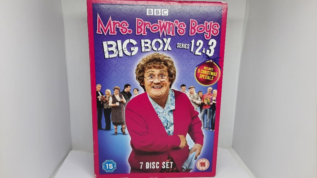 Mrs Brown's Boys Big Box Series 1-3 DVD Boxset, Alle leeftijden, Ophalen of Verzenden, Gebruikt