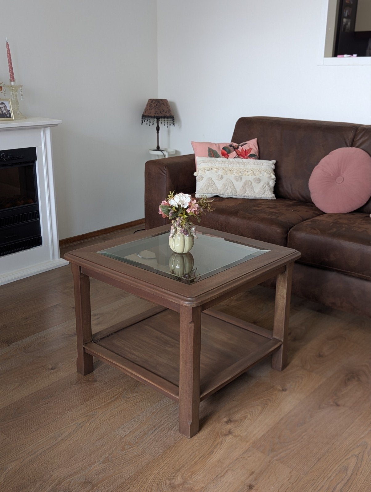 Gerestaureerde Jan Frantzen salontafel, Huis en Inrichting, Tafels | Salontafels, Ophalen, Rechthoekig, 50 tot 100 cm