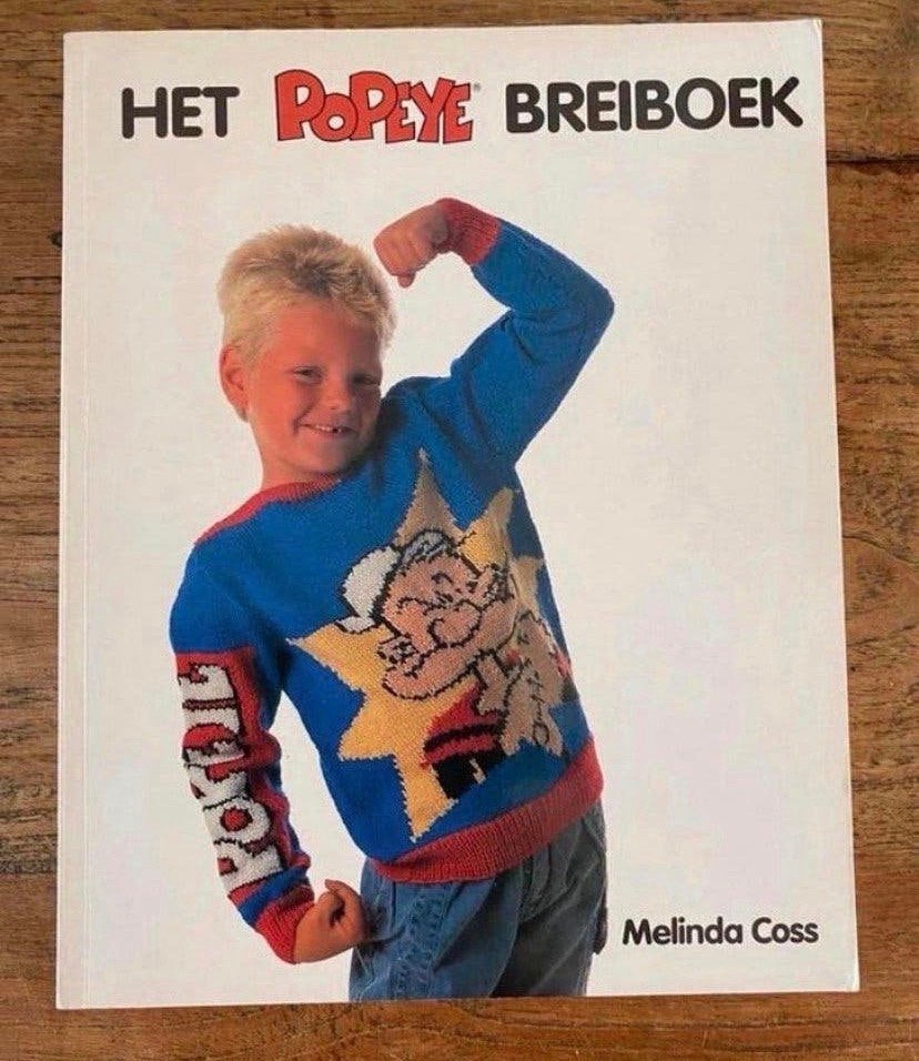 Het Popeye Breiboek – vintage pareltje ️, Hobby en Vrije tijd, Ophalen of Verzenden, Zo goed als nieuw, Breien, Patroon of Boek