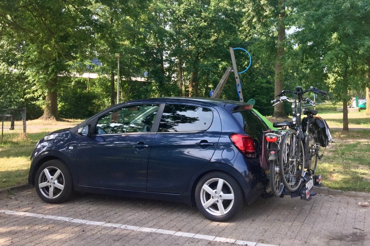 Thule VeloCompact 925, drager voor 2 fietsen, Ophalen, Gebruikt, Brede banden, 2 fietsen