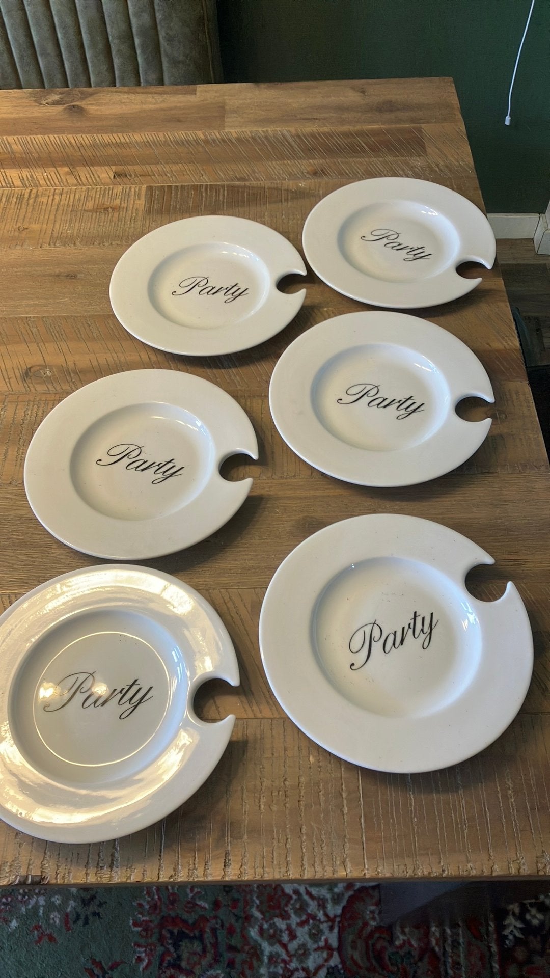 6 mooie bordjes Rivièra maison party, Huis en Inrichting, Keuken | Servies, Ophalen of Verzenden, Zo goed als nieuw, Overige stijlen