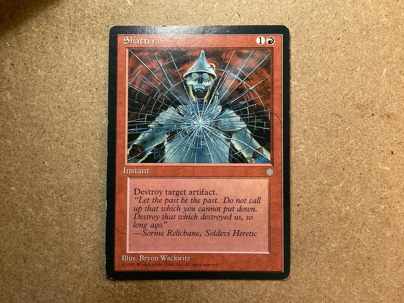1x Shatter (Light Played), Ophalen of Verzenden, Gebruikt, Losse kaart