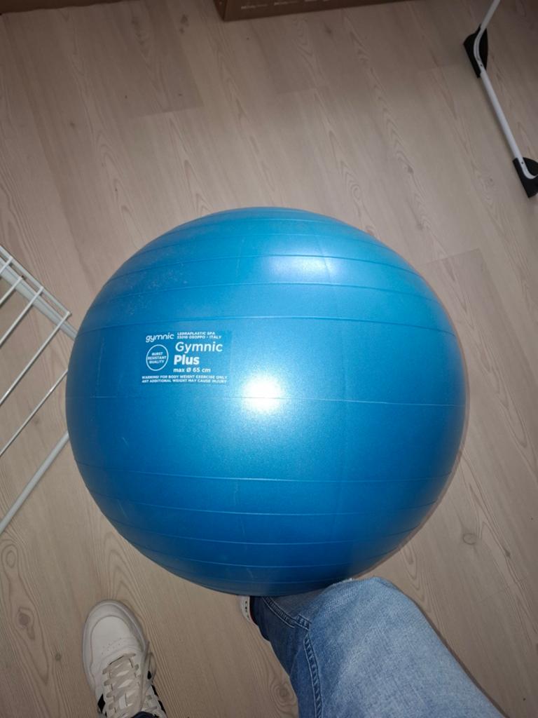 Blauwe zitbal 65cm, Ophalen, Zo goed als nieuw, Overig