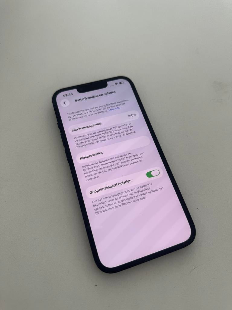 IPHONE 13 ZWART 128 GB BATTERIJ 100%, 128 GB, Zwart, IPhone 13, Ophalen of Verzenden