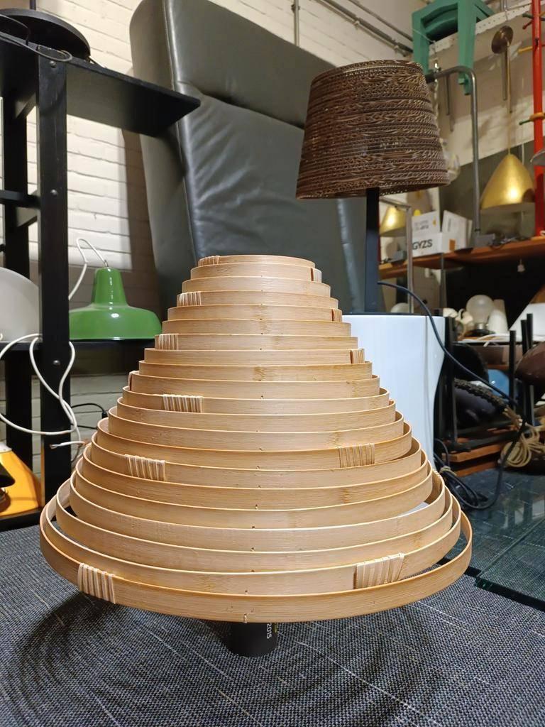 ILSBO houten hanglamp / lampenkap, IKEA, Tweedehands, Tweedehands, Ophalen of Verzenden, Minder dan 50 cm